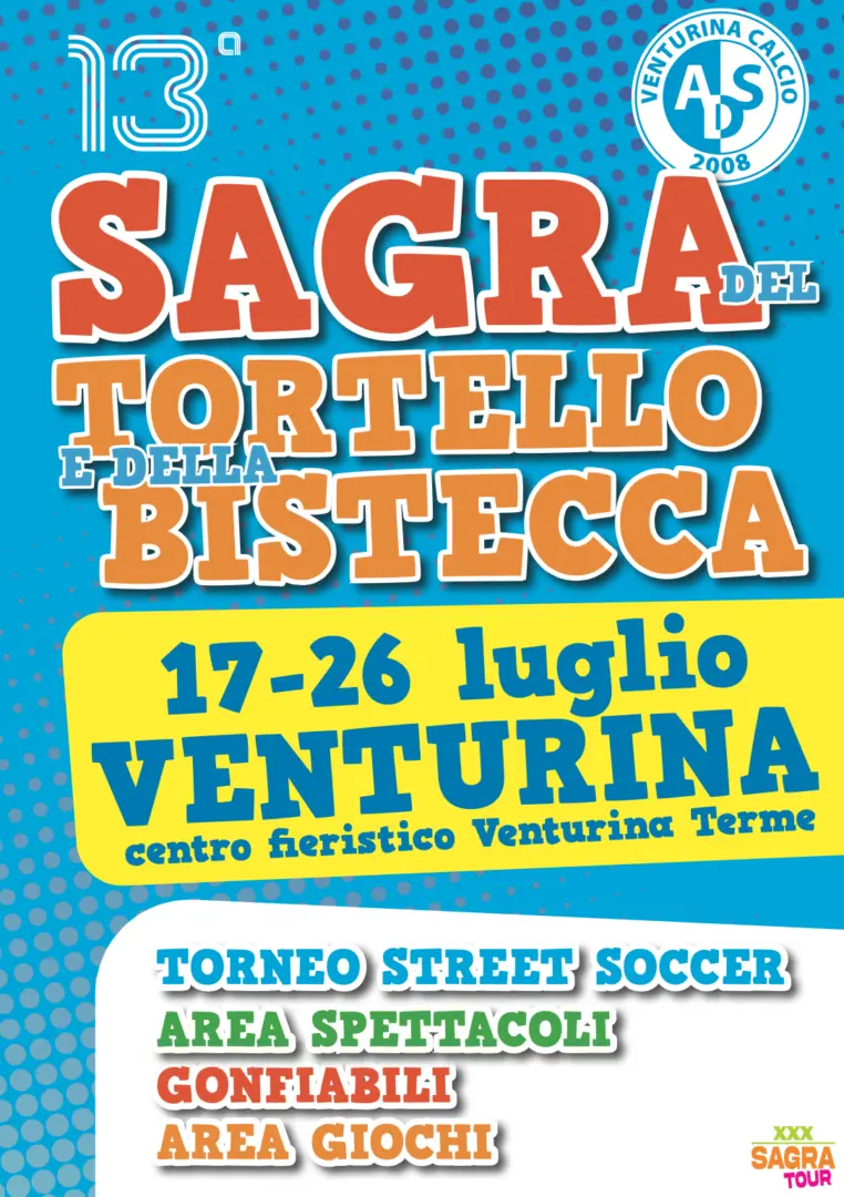 locandina sagra del tortello e della bistecca venturina terme