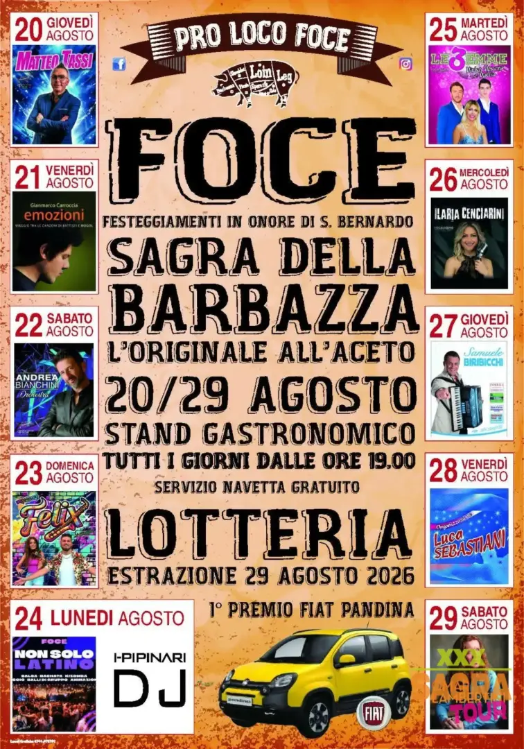 locandina sagra della barbazza amelia