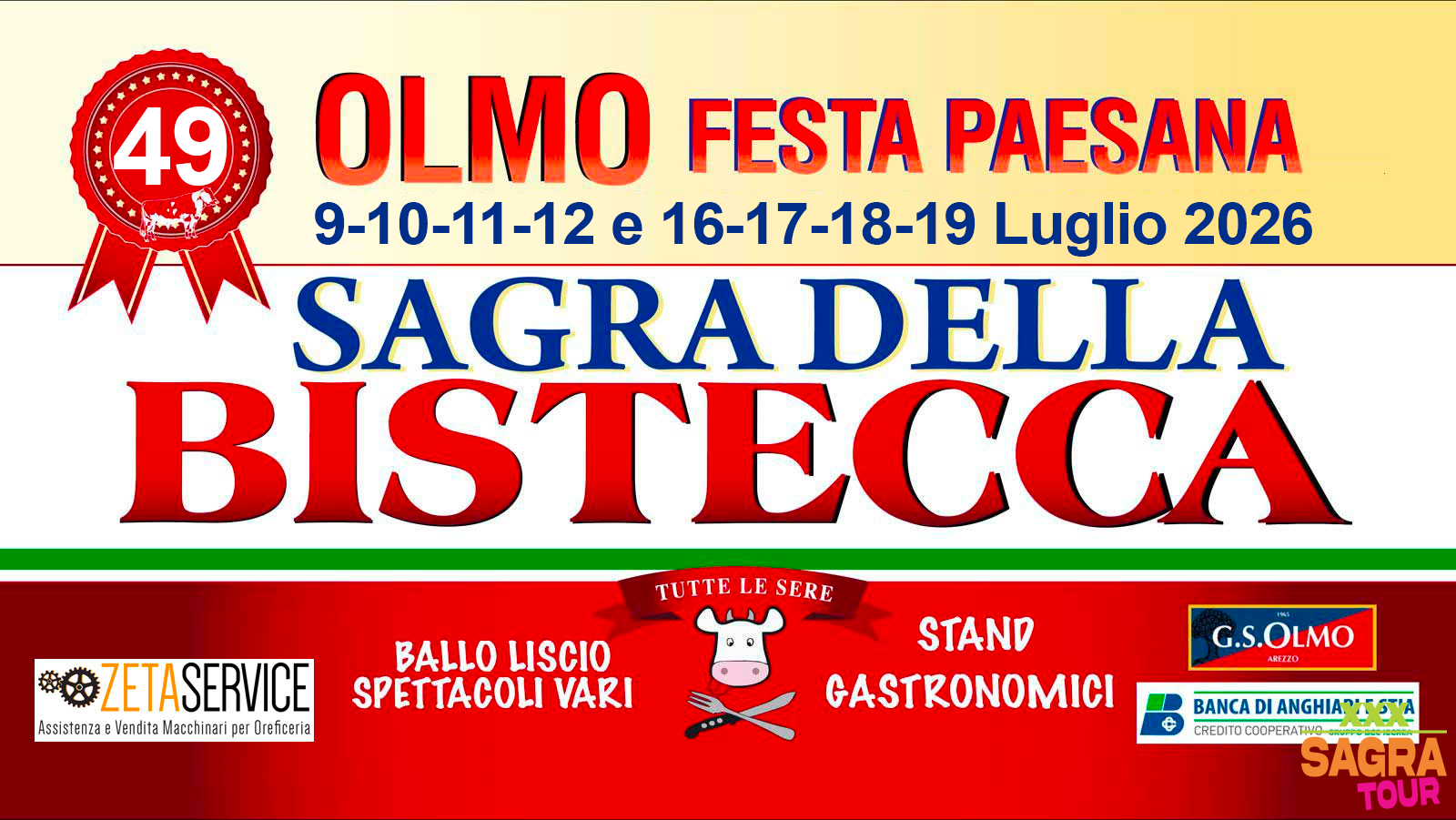 Manifesto Sagra della Bistecca - Olmo
