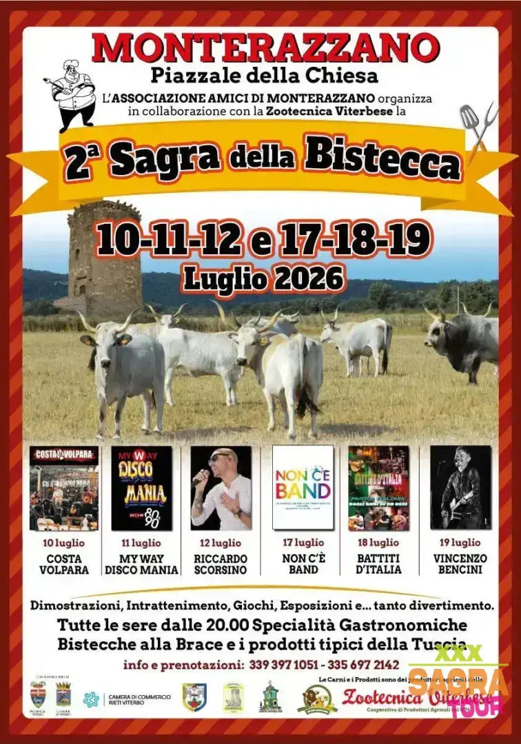 locandina sagra della bistecca viterbo