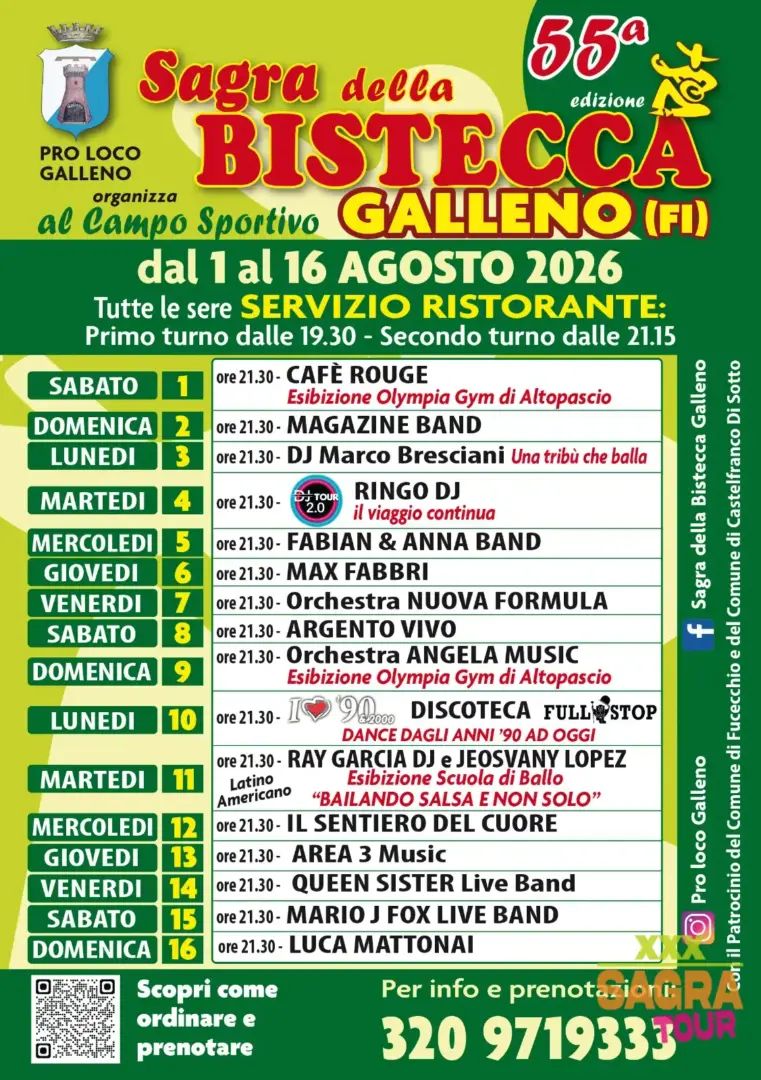 locandina sagra della bistecca fucecchio