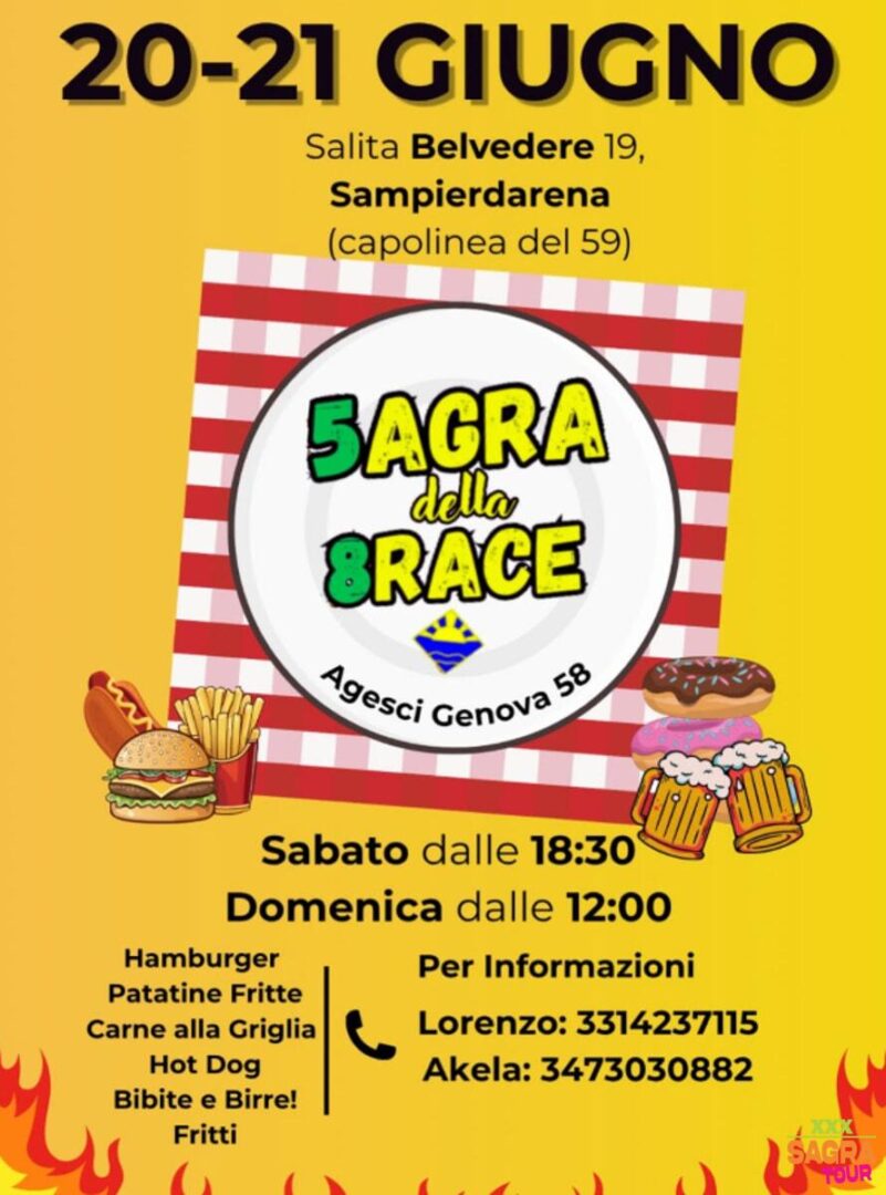 Manifesto Sagra della brace - Salita Belvedere