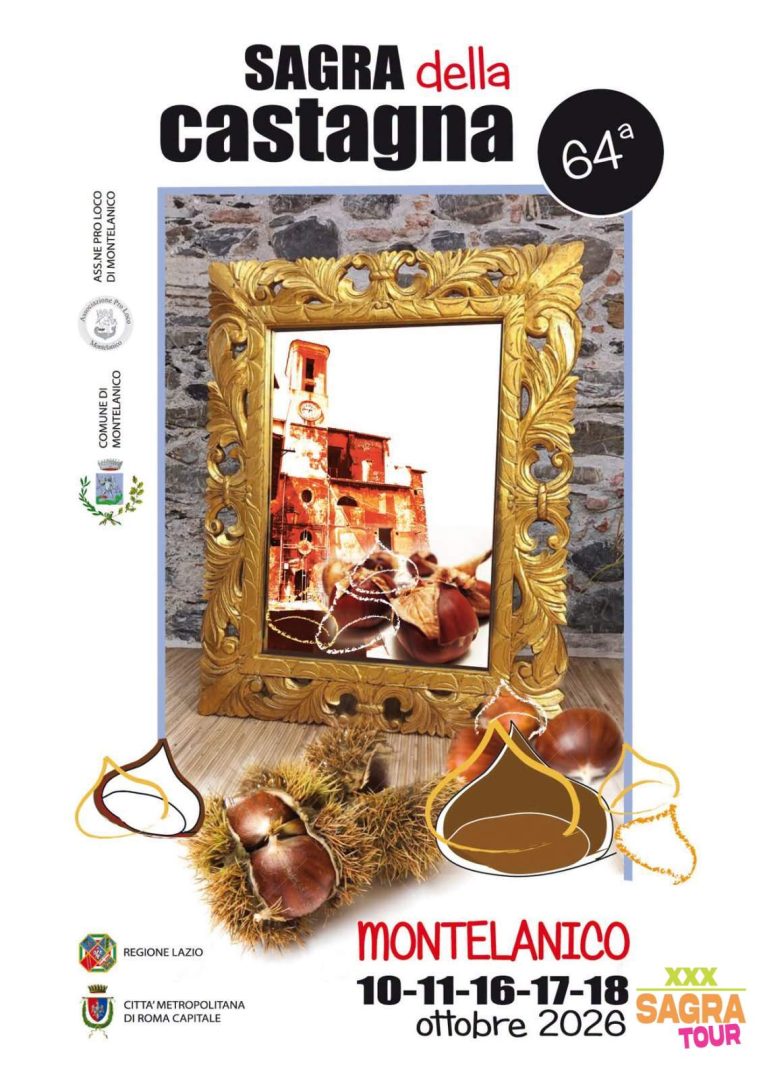 locandina sagra della castagna montelanico