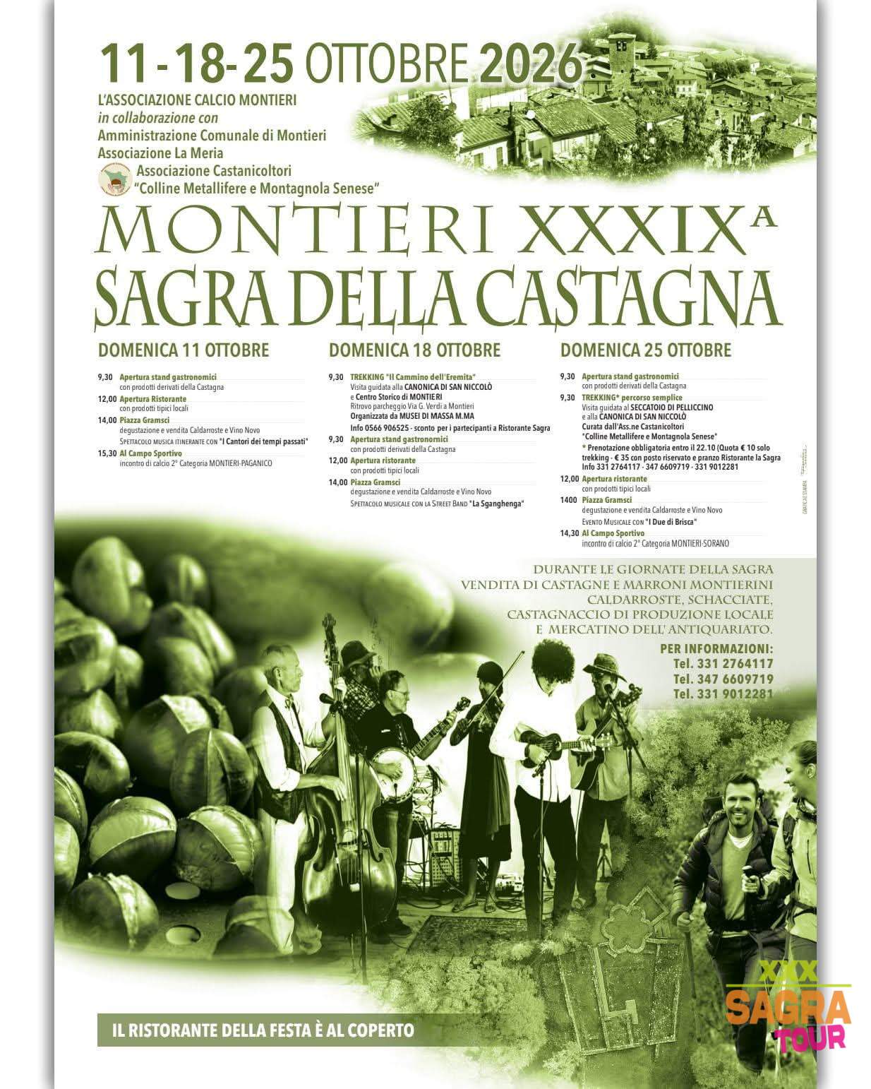 locandina sagra della castagna montieri