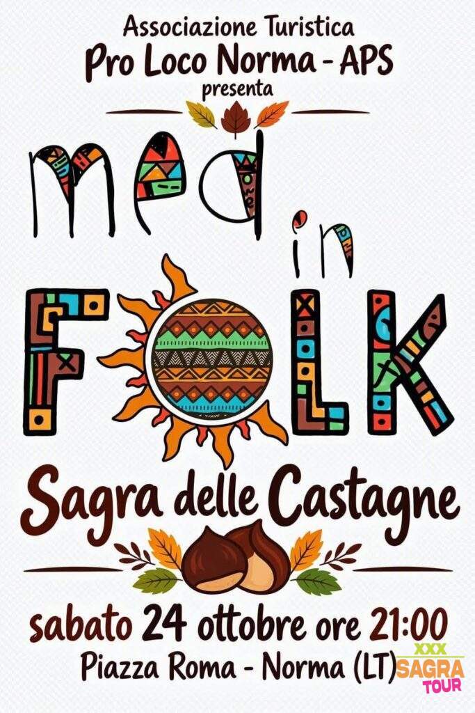 locandina sagra della castagna norma