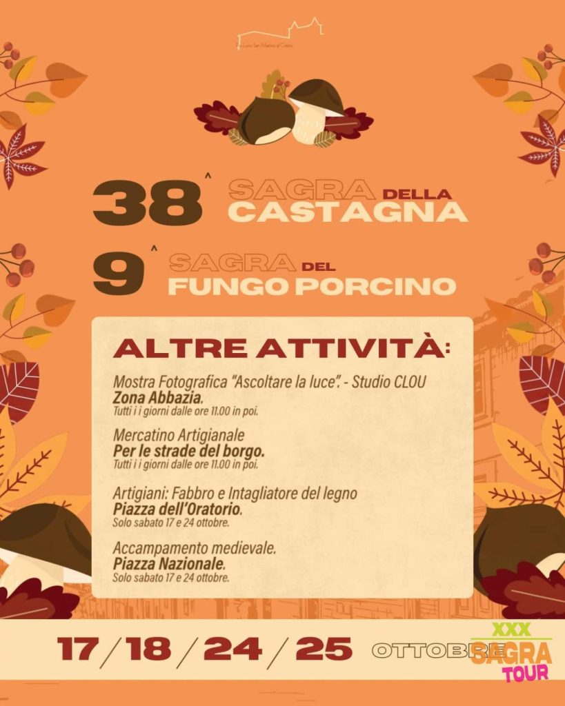 Sagra della Castagna e Sagra del Fungo Porcino