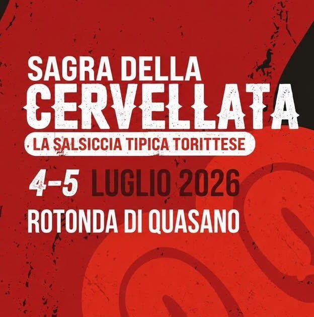 locandina sagra della cervellata toritto pro loco toritto - quasano