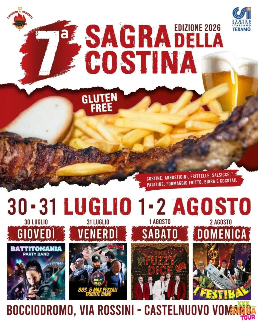 locandina sagra della costina castelnuovo vomano