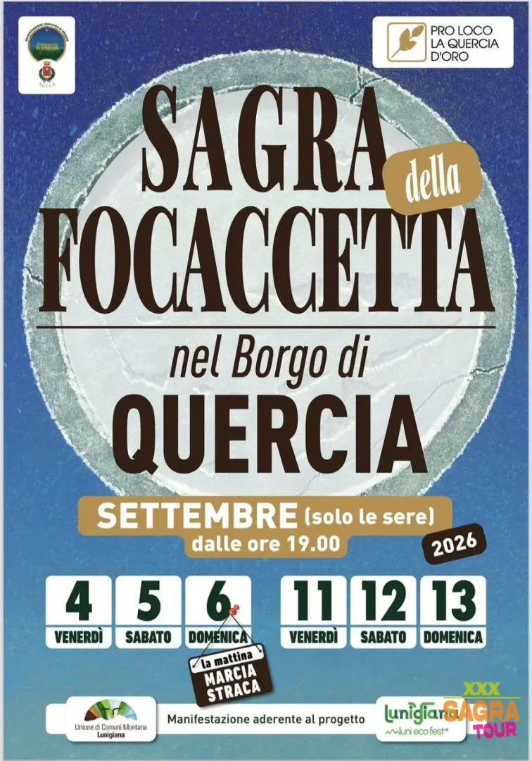 locandina sagra della focaccetta aulla