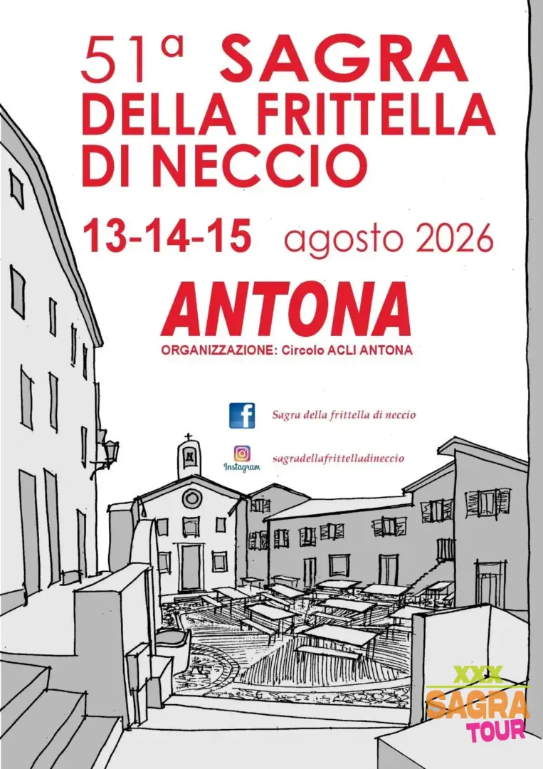 locandina sagra della frittella di neccio massa