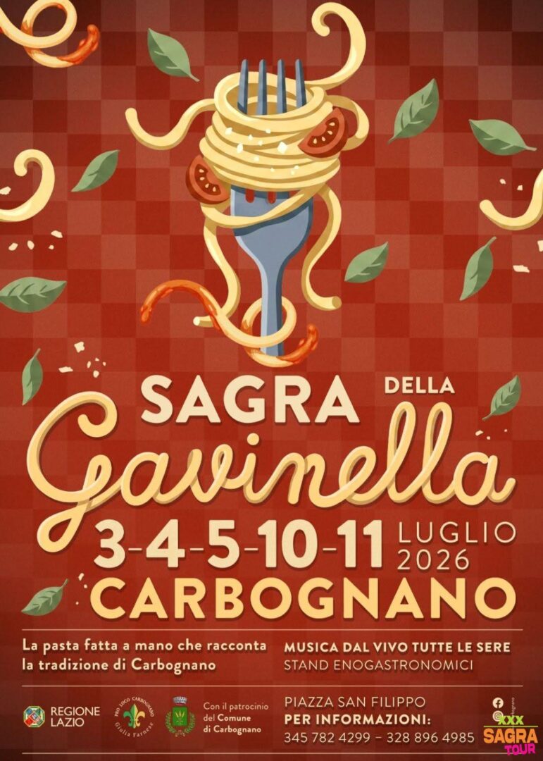 locandina sagra della gavinella carbognano