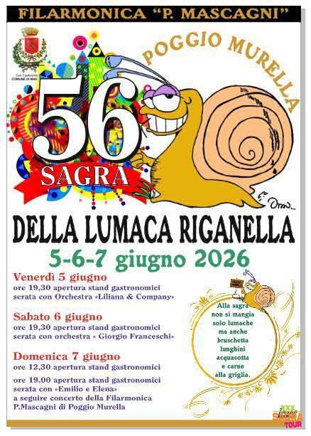 Manifesto Sagra della lumaca riganella - Poggio Murella