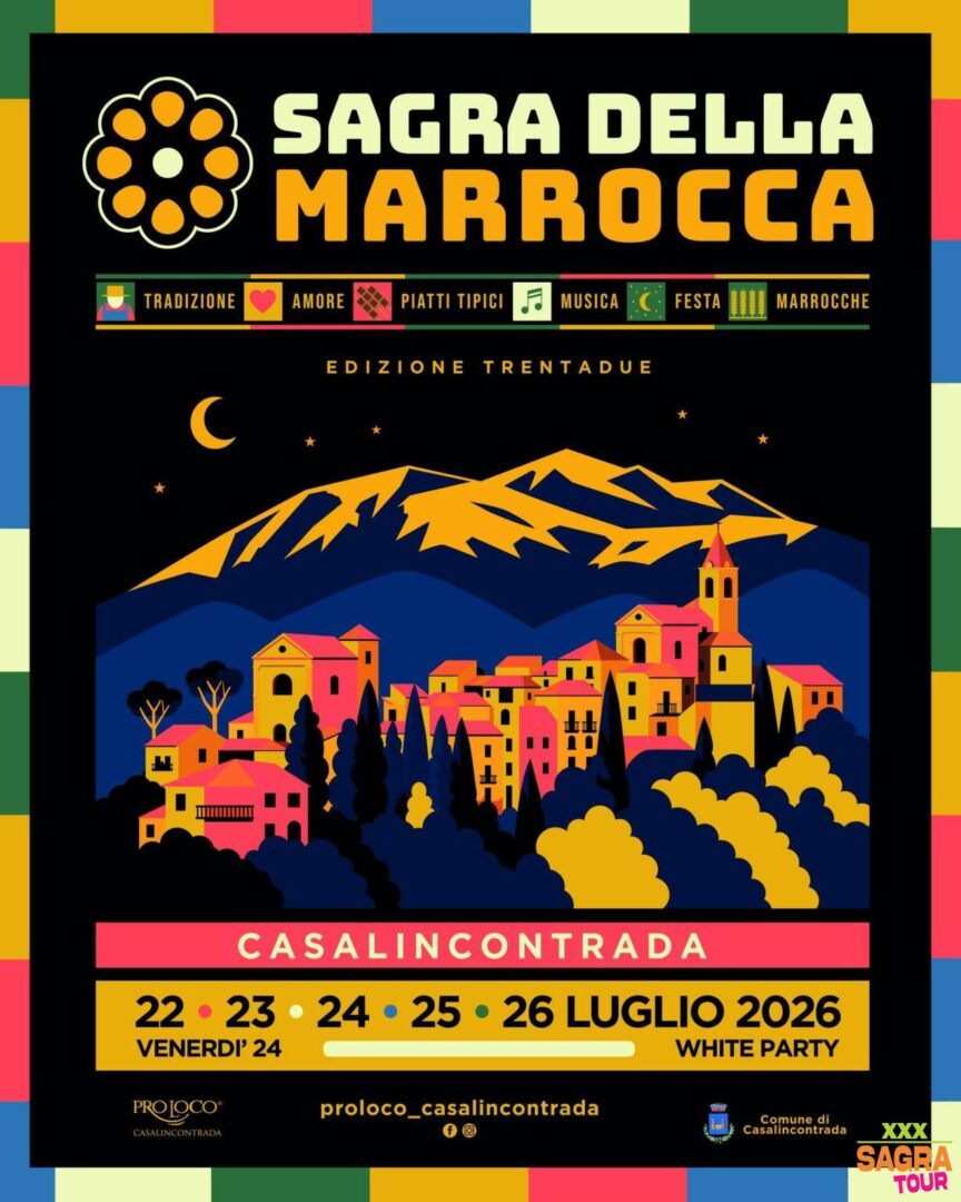 locandina sagra della marrocca casalincontrada