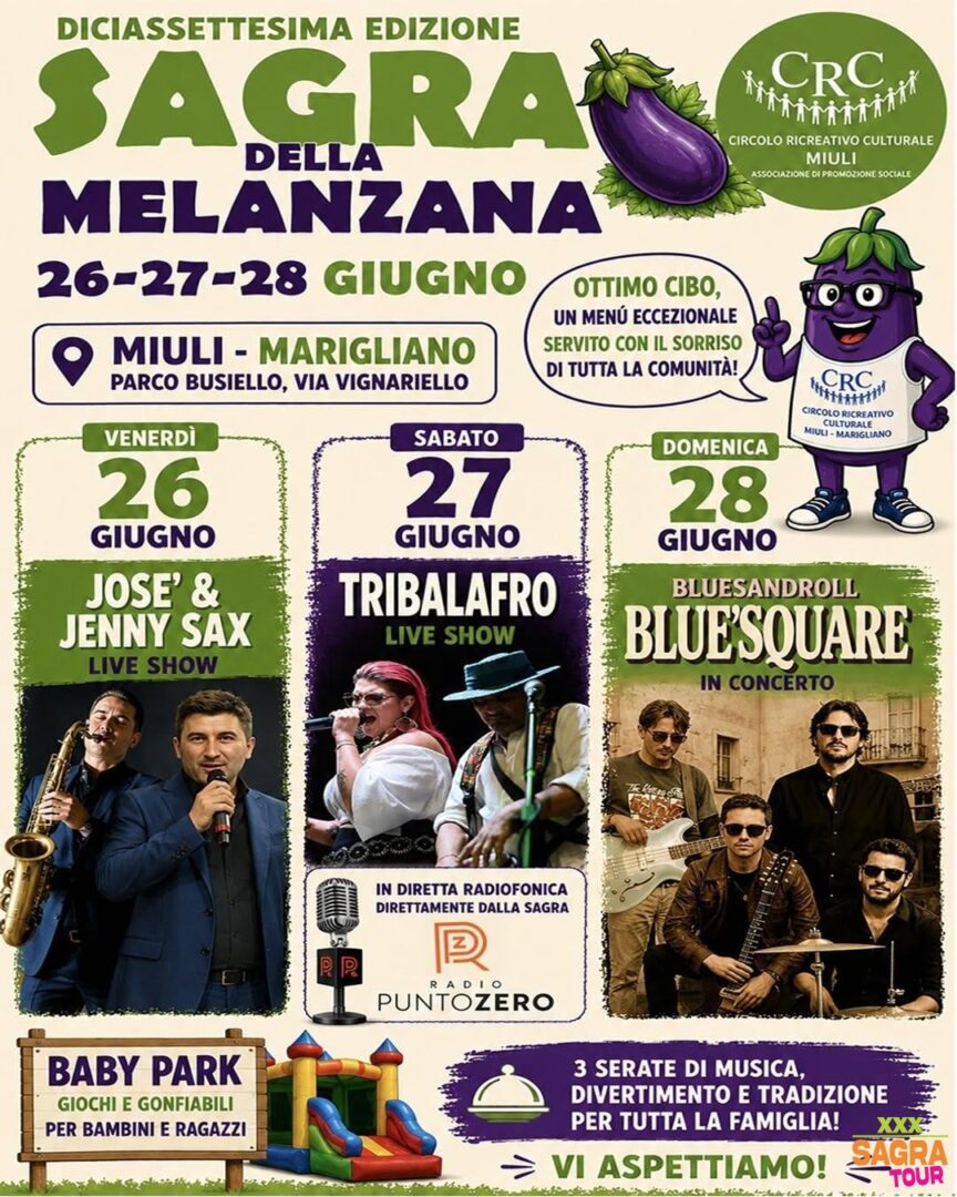 locandina sagra della melanzana marigliano