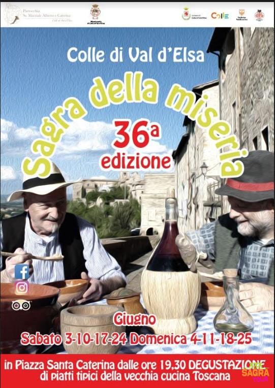 Manifesto Sagra della miseria - Colle di Val d'Elsa