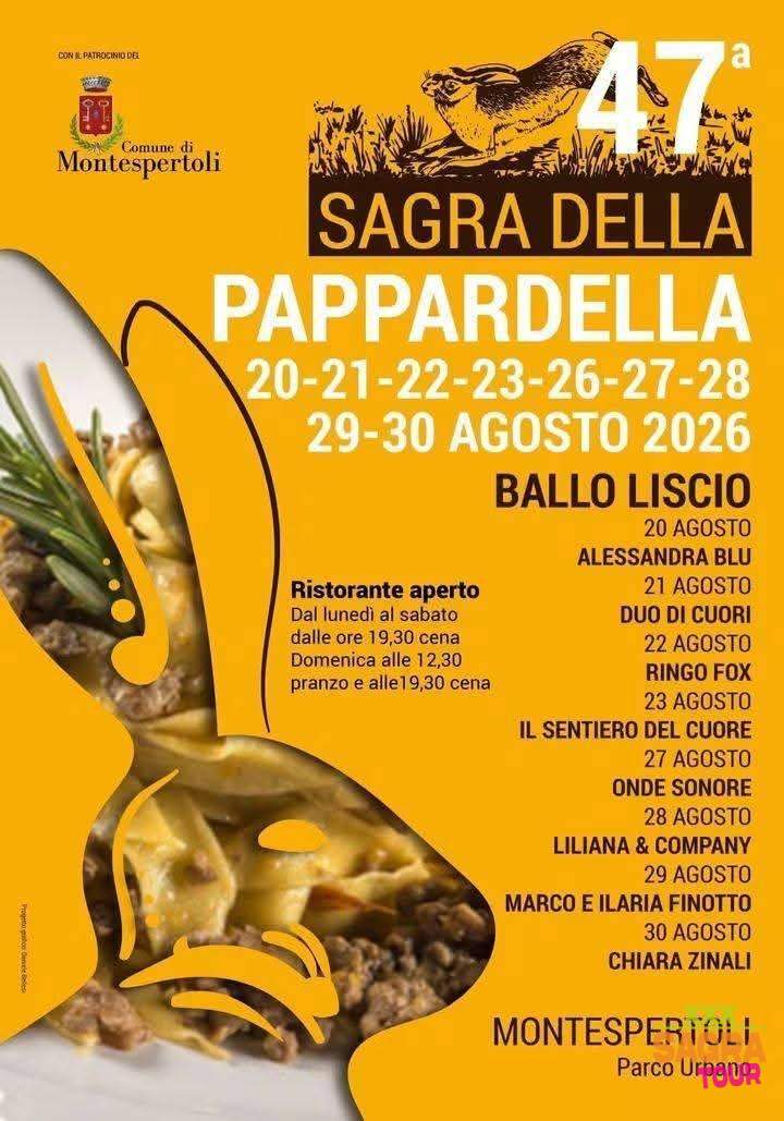 locandina sagra della pappardella montespertoli