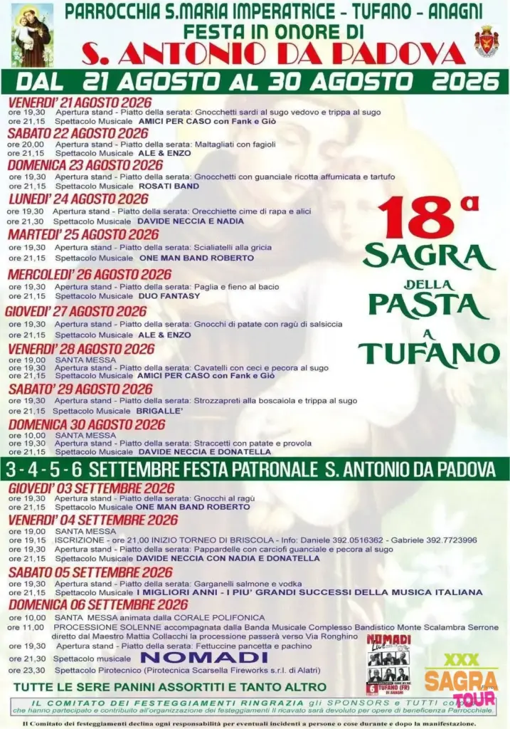 Sagra della Pasta a Tufano