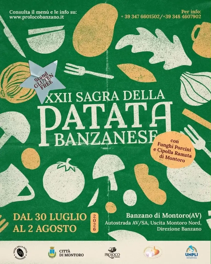 locandina sagra della patata banzanese montoro