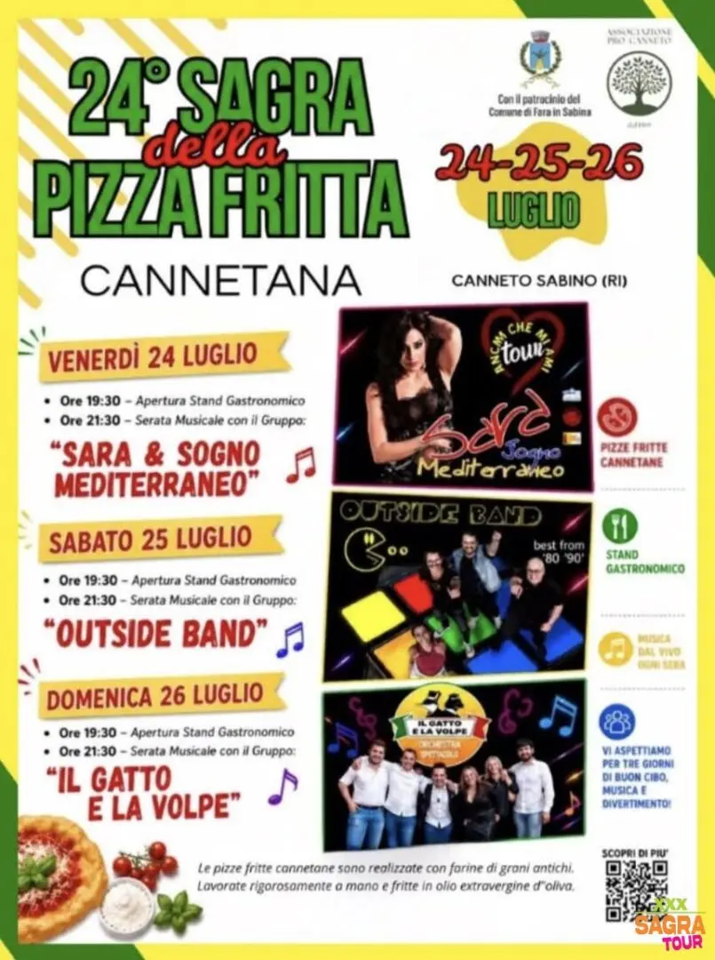 locandina sagra della pizza fritta cannetana canneto sabino