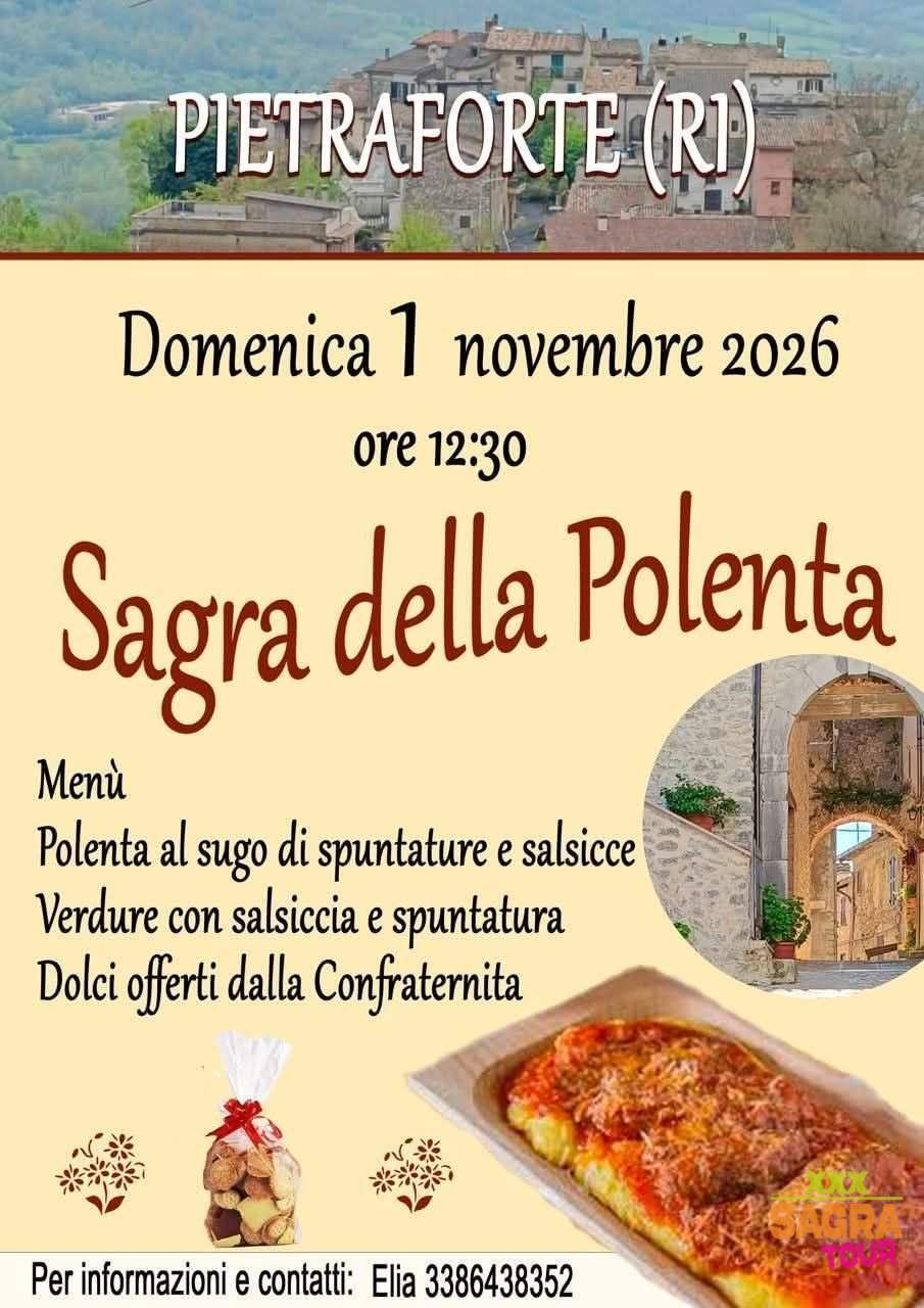 locandina sagra della polenta pietraforte