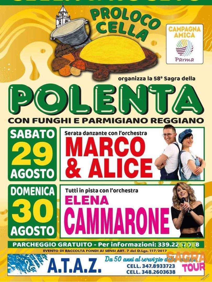 locandina sagra della polenta cella di noceto