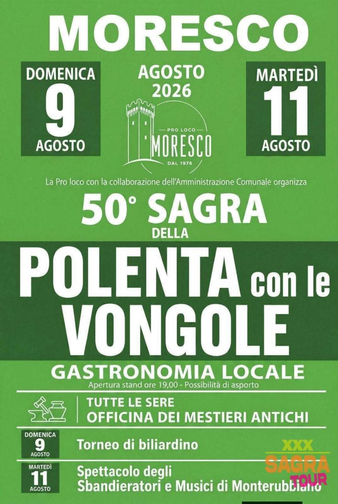 Sagra della Polenta con le Vongole