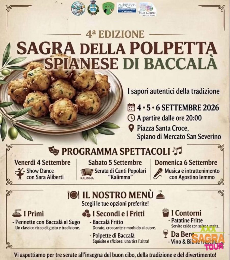 Sagra della Polpetta Spianese di Baccalà