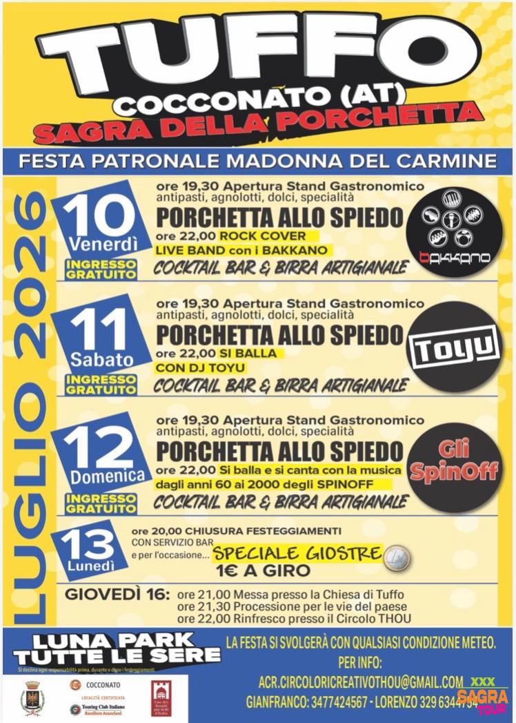 locandina sagra della porchetta tuffo