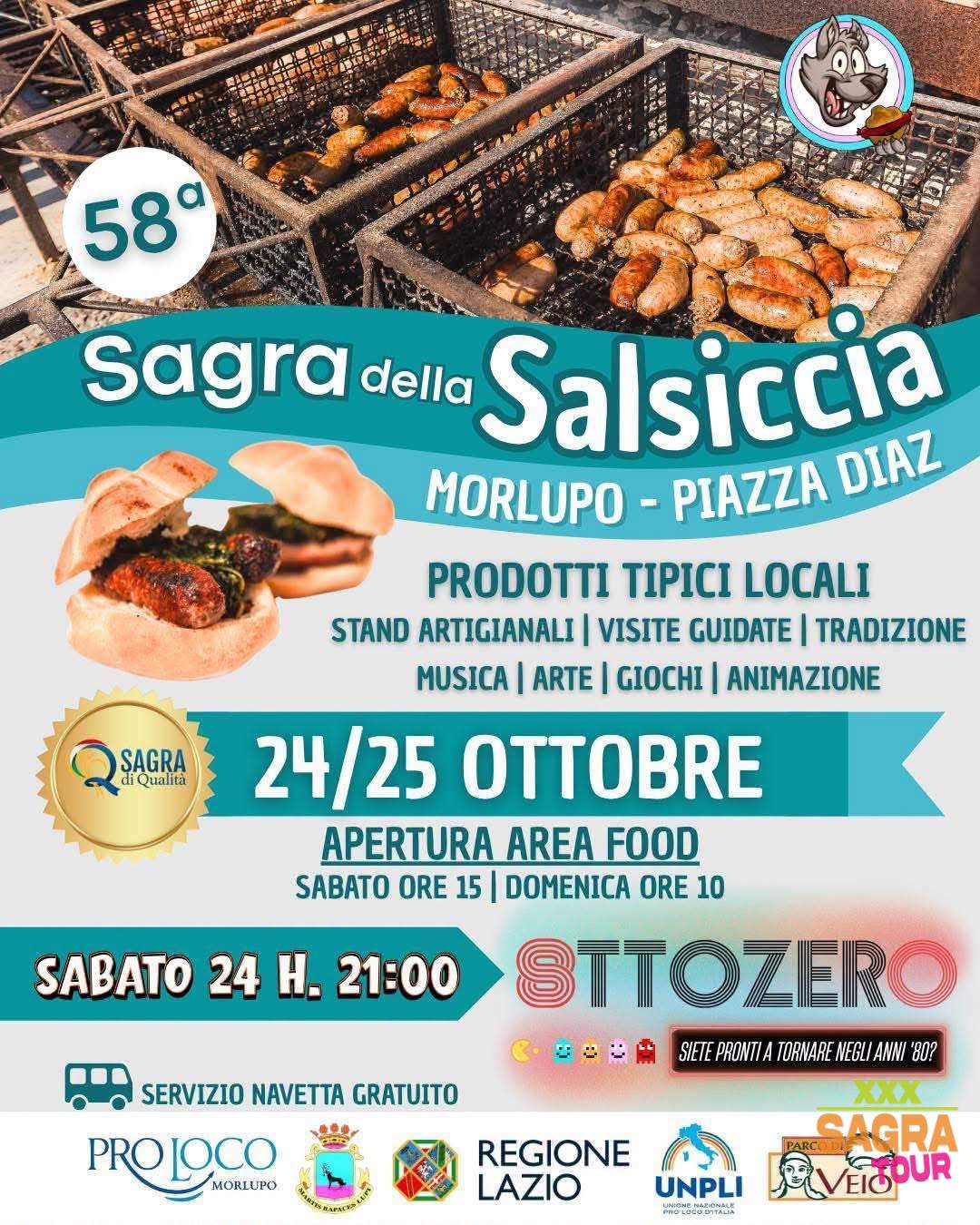 locandina sagra della salsiccia morlupo