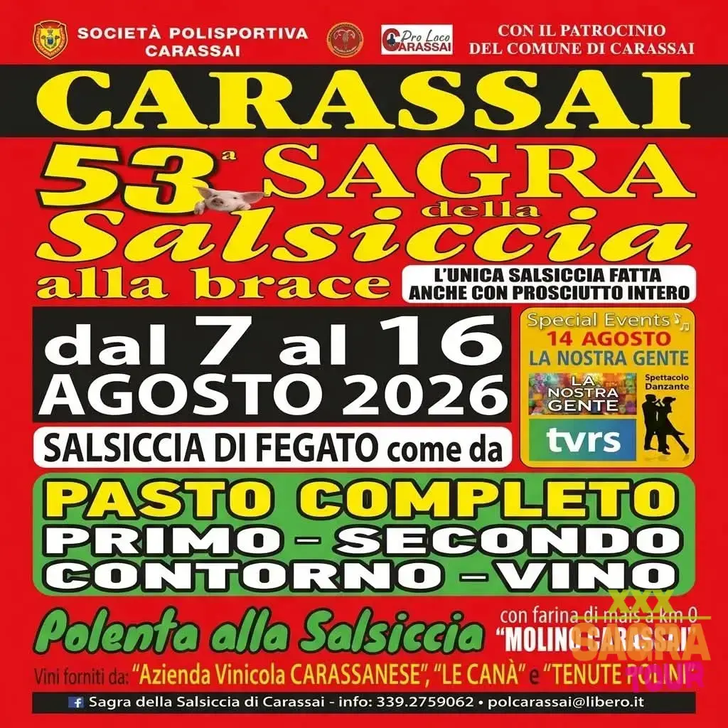 Sagra della Salsiccia alla Brace