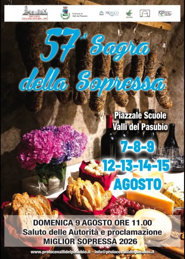 locandina sagra della sopressa valli del pasubio