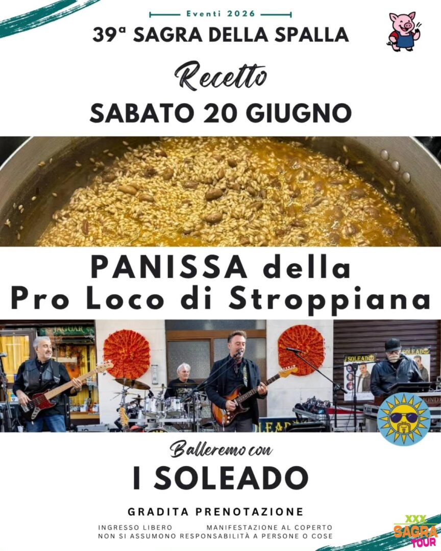 locandina sagra della spalla recetto