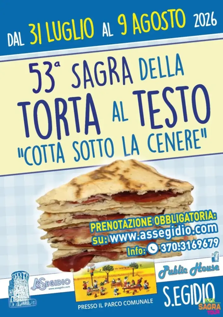 Sagra della Torta al Testo “Cotta Sotto la Cenere”