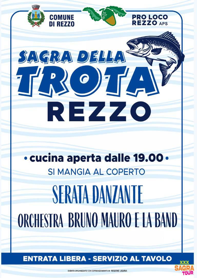 locandina sagra della trota di rezzo rezzo