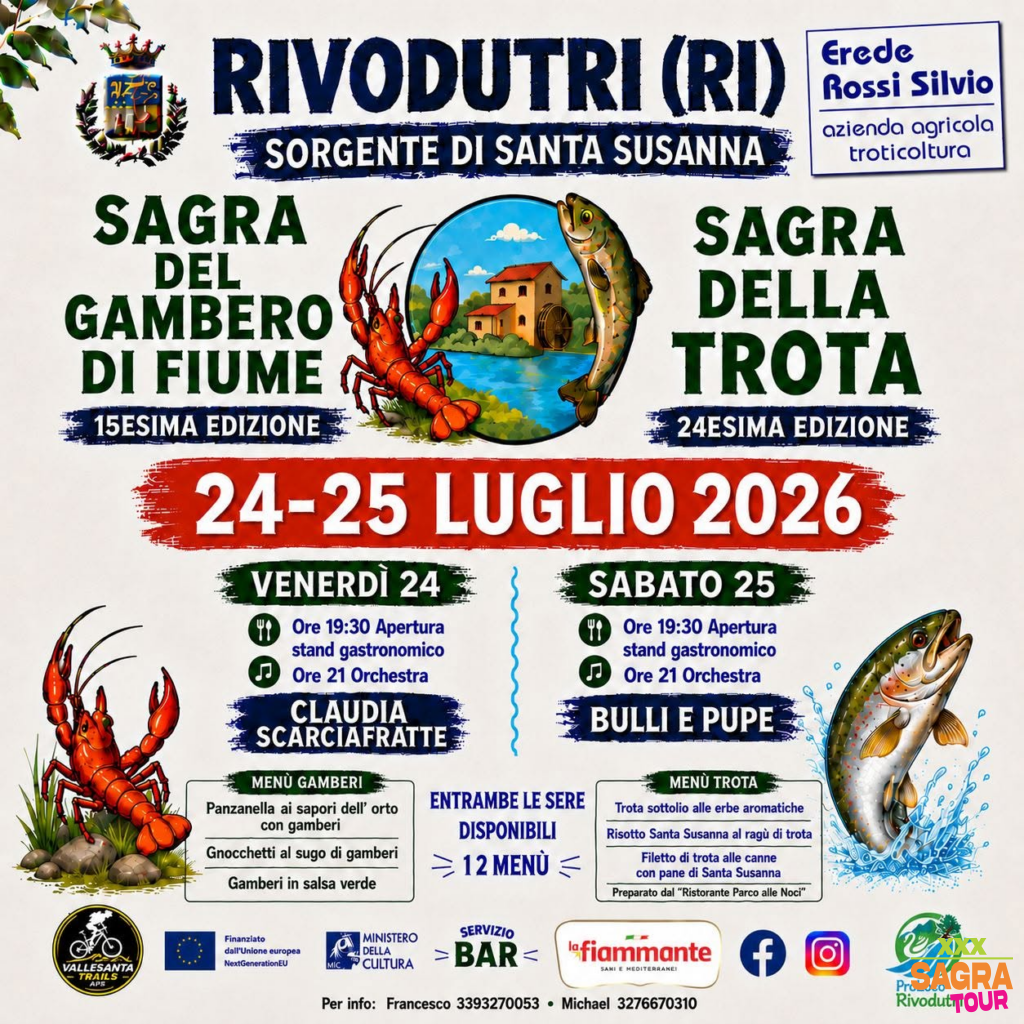 Sagra della Trota e del Gambero di Fiume