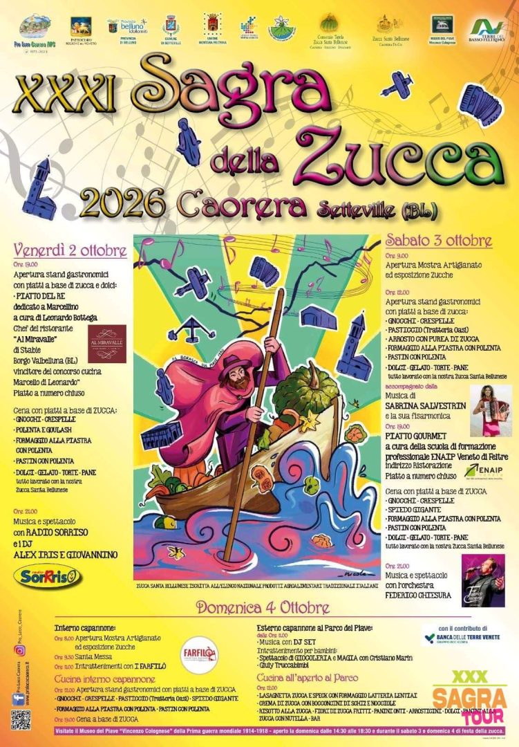 locandina sagra della zucca caorera di setteville