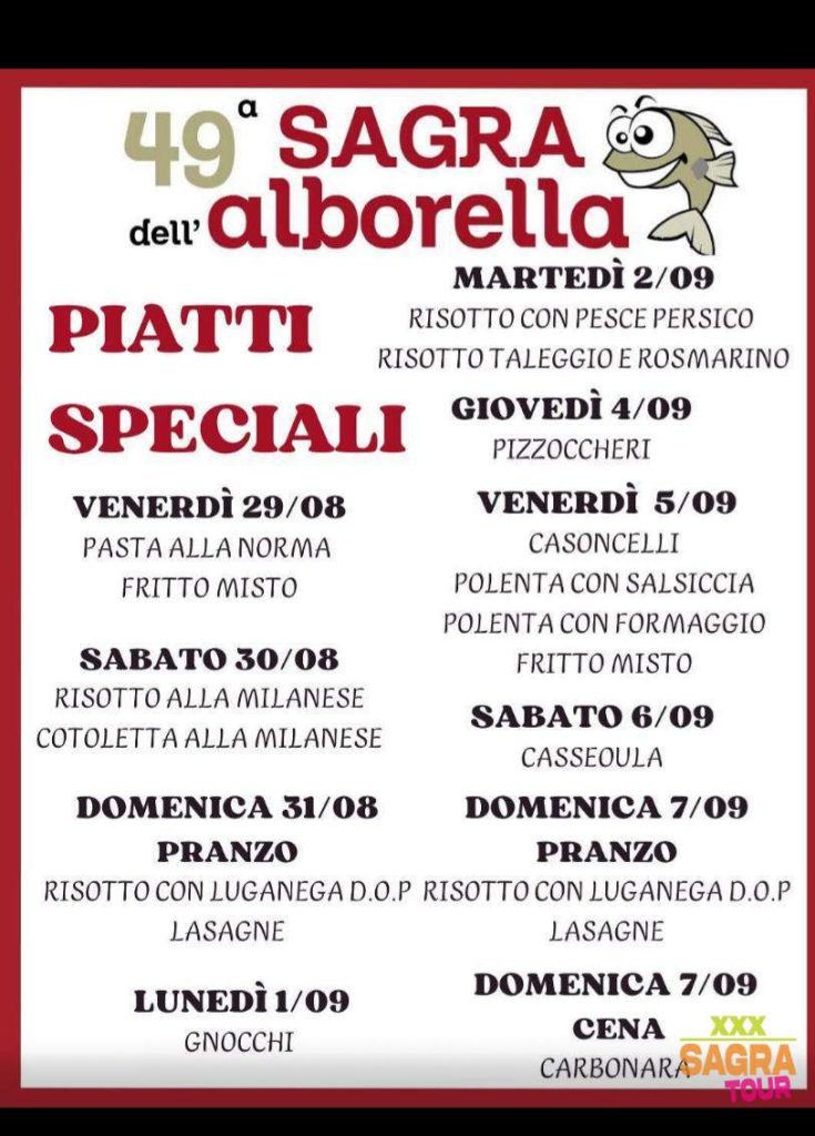 foto menu sagra dell’alborella inverigo