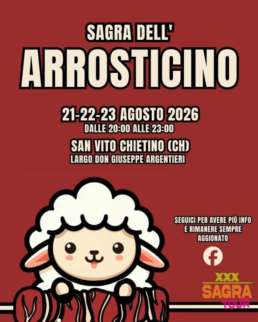 locandina sagra dell’arrosticino san vito chietino