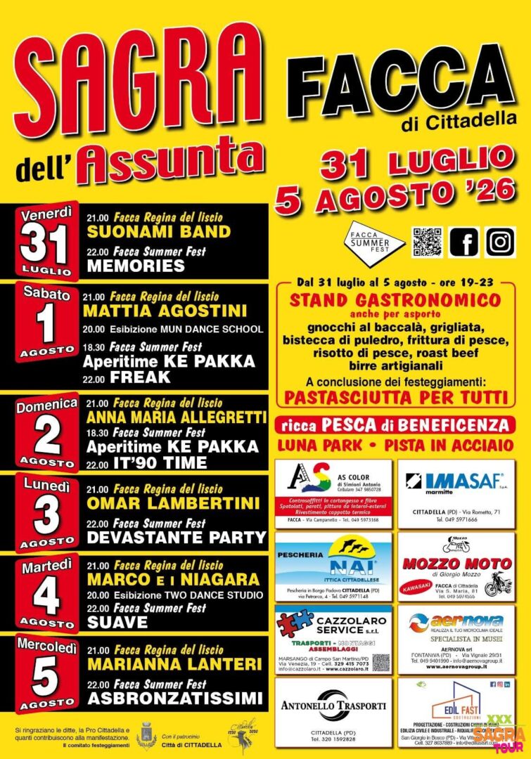 locandina sagra dell’assunta cittadella