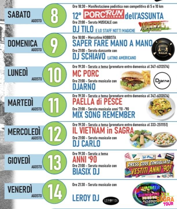 locandina sagra dell’assunta paese