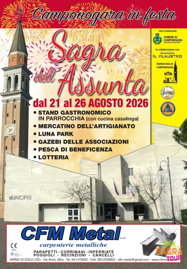 locandina sagra dell’assunta camponogara
