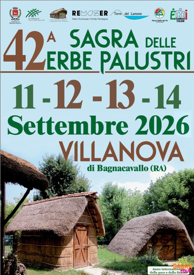 locandina sagra delle erbe palustri villanova di bagnacavallo