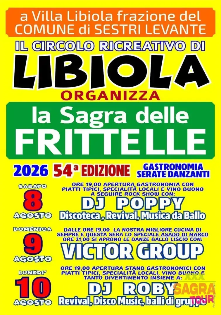 locandina sagra delle frittelle sestri levante