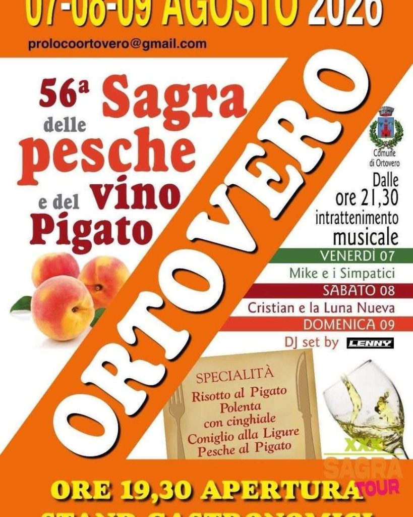 Sagra delle Pesche e del Vino Pigato
