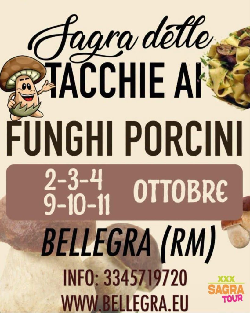 Sagra delle Tacchie ai Funghi Porcini