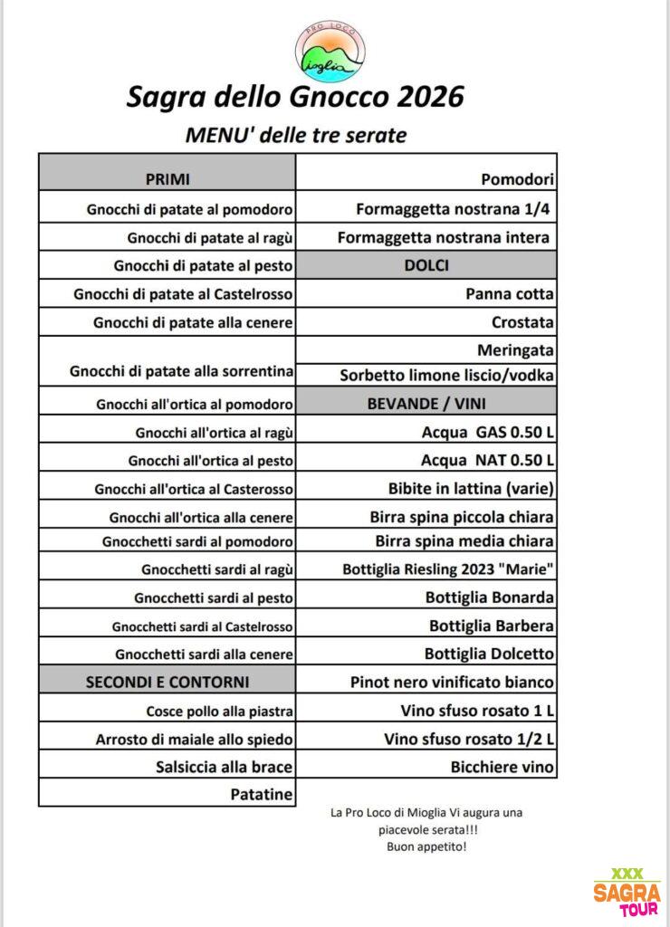 foto menu sagra dello gnocco mioglia
