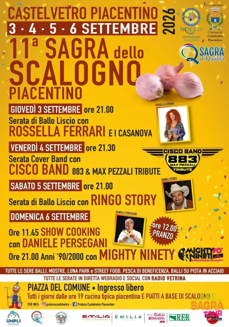 locandina sagra dello scalogno piacentino castelvetro piacentino