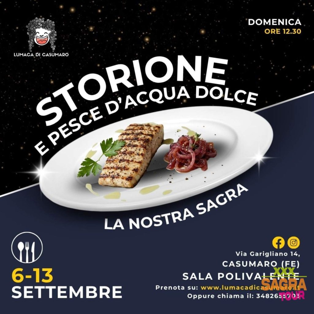 Sagra dello Storione e del Pesce d’Acqua Dolce