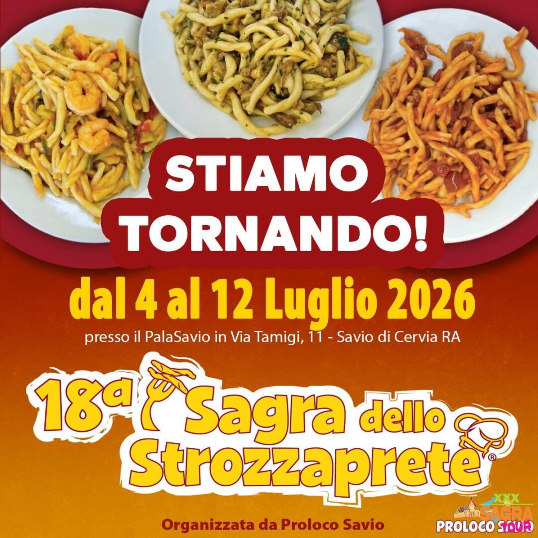 locandina sagra dello strozzaprete cervia