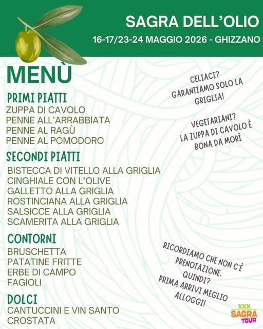 Manifesto Sagra dell’olio - Ghizzano